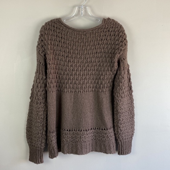 Free People Crashing Waves Wool Blend Pullover Sweater Size XS - Picture 5 of 12